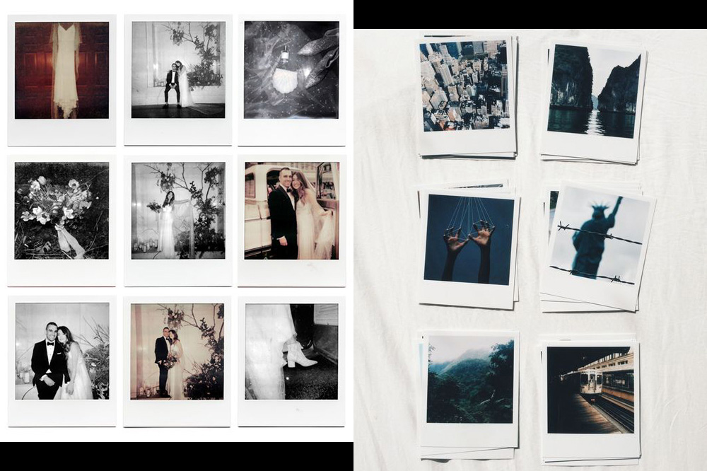 Polaroidy ślubne, fotografia ślubna